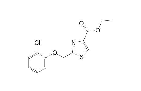 2-[(o-(chlorophenoxy)methyl]-4-thiazolecarboxylic acid, ethyl ester