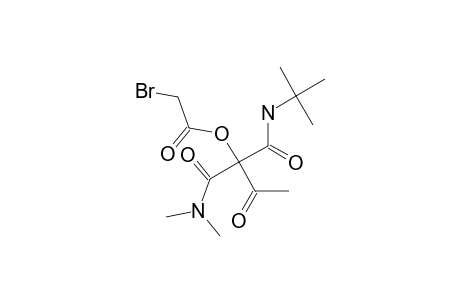 1-(TERT.-BUTYLAMINO)-2-(DIMETHYLCARBAMOYL)-1,3-DIOXO-BUTAN-2-YL-BROMOACETATE