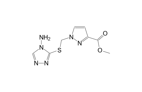 1H-pyrazole-3-carboxylic acid, 1-[[(4-amino-4H-1,2,4-triazol-3-yl)thio]methyl]-, methyl ester