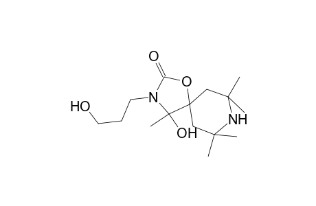 1-Hydroxy-2-(3-hydroxypropyl)-1,7,7,9,9-pentamethyl-4-oxa-2,8-diazaspiro[4.5]decan-3-one