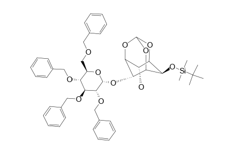 1L(*)-2-O-[(TERT.-BUTYL)-DIMETHYLSILYL]-1,3,5-TRI-O-METHYLIDYNE-4-O-(2,3,4,6-TETRA-O-BENZYL-ALPHA-D-GLUCOPYRANOSYL)-MYO-INOSITOL