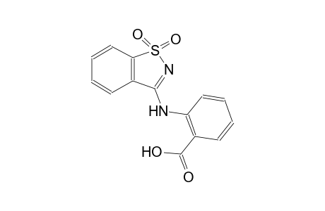 2-[(1,1-dioxido-1,2-benzisothiazol-3-yl)amino]benzoic acid