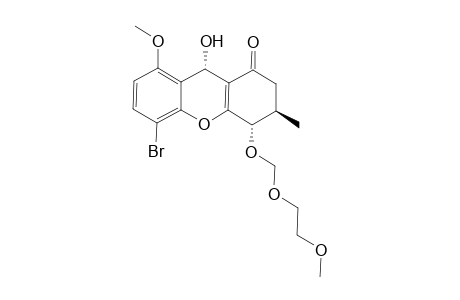 (3R,4S)-5-Bromo-9-hydroxy-8-methoxy-4-[(2-methoxyethoxy)-methoxy]-3-methyl-2,3,4,9-tetrahydro-1H-xanthen-1-one