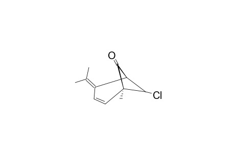 (1-ALPHA,5-ALPHA,7R*)-(+/-)-7-CHLORO-2,3-DEHYDRO-4-ISOPROPYLIDENE-1-METHYLBICYCLO-[3.1.1]-HEPTAN-6-ONE