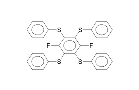 1,4-DIFLUORO-TETRAKIS(PHENYLTHIO)BENZENE