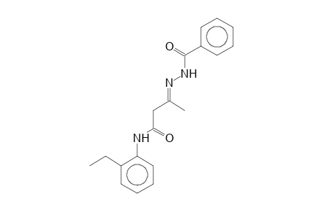 (3E)-3-(Benzoylhydrazono)-N-(2-ethylphenyl)butanamide