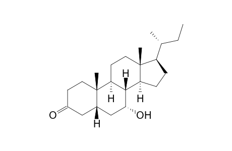 (5R,7R,8R,9S,10S,13R,14S,17R)-17-[(2R)-butan-2-yl]-10,13-dimethyl-7-oxidanyl-1,2,4,5,6,7,8,9,11,12,14,15,16,17-tetradecahydrocyclopenta[a]phenanthren-3-one