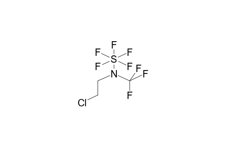 PENTAFLUORO[N-TRIFLUOROMETHYL-N-(2-CHLOROETHYL)AMINO]SULPHUR