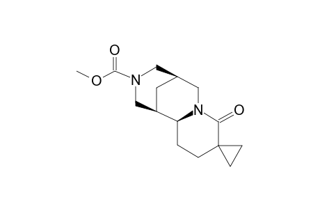 METHYL-(1R,2S,9R)-[6-OXO-7,11-DIAZATRICYCLO-[7.3.1.0(2,7)]-TRIDECANE-5,1'-CYCLOPROPANE]-11-CARBOXYLATE