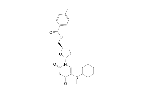 1-(2,3-DIDEOXY-5-O-(4-METHYLBENZOYL)-ALPHA-D-GLYCERO-PENTOFURANOSYL)-5-(N-METHYLCYClOHEXYLAMINO)-URACIL