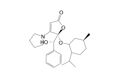 (R)-5-((S)-Hydroxy-phenyl-methyl)-5-((S)-2-isopropyl-5-methyl-cyclohexyloxy)-4-pyrrolidin-1-yl-5H-furan-2-one