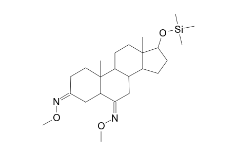 5.ALPHA.-ANDROSTAN-17.BETA.-OL-3,6-DIONE(3,6-DI-O-METHYLOXIME-17.BETA.-TRIMETHYLSILYL ETHER)