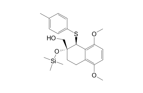 (1S,2R)-(+)-1,2,3,4-Tetrahydro-2-hydroxymethyl-5,8-dimethoxy-O-trimethylsilyl-1-p-tolylthio-2-naphthol