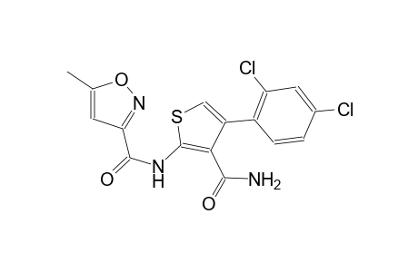 N-[3-(aminocarbonyl)-4-(2,4-dichlorophenyl)-2-thienyl]-5-methyl-3-isoxazolecarboxamide