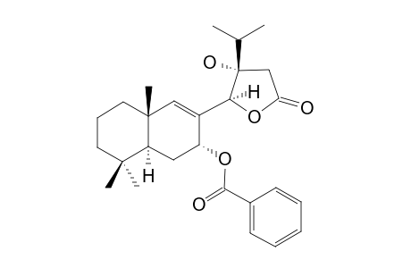 (5S,10R,13S,14S)-7-ALPHA-BENZOYLOXY-13-HYDROXY-9,11-SECO-8-ABIETEN-14,11-OLIDE