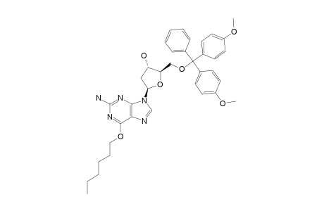 5'-O-(4,4'-DIMETHOXYTRITYL)-6-O-HEXYL-2'-DEOXYGUANOSINE