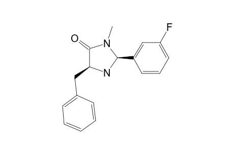 (2S,5S)-5-benzyl-2-(3-fluorophenyl)-3-methylimidazolidin-4-one