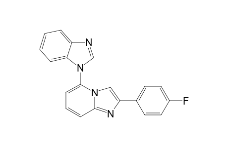 N-[2-(4-FLUOROPHENYL)-IMIDAZO-[1,2-A]-PYRIDIN-5-YL]-BENZIMIDAZOLE