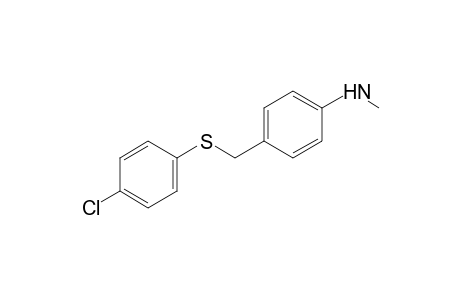 alpha-[(p-CHLOROPHENYL)THIO]-N-METHYL-p-TOLUIDINE