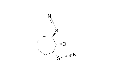 TRANS-2,7-DITHIOCYANATOCYCLOHEPTANONE