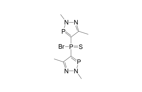 BIS-(2,5-DIMETHYL-2H-1,2,3-SIGMA(2)-DIAZAPHOSPHOL-4-YL)-THIOPHOSPHORYLBROMIDE