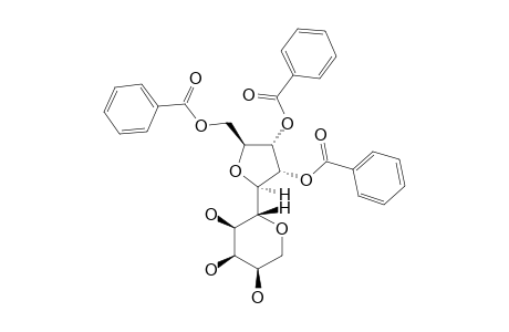 (3S,4S,5S)-3,4,5-TRIHYDROXY-(6S)-6-(2,3,5-TRI-O-BENZOYL-BETA-D-RIBOFURANOSYL)-TETRAHYDROPYRAN