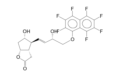 (+/-)-7ALPHA-HYDROXY-6BETA-[3ALPHA-HYDROXY-4-(HEPTAFLUORO-1-NAPHTHYLOXY)-1E-BUTENYL]-CIS-2-OXABICYCLO[3.3.0]OCTAN-3-ONE