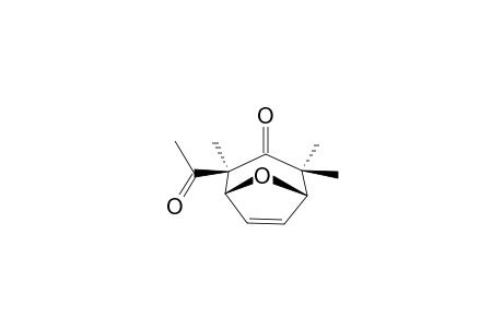 (1RS,2SR,5SR)-2-ACETYL-2,4,4-TRIMETHYL-8-OXABICYCLO-[3.2.1]-OCT-6-EN-3-ONE