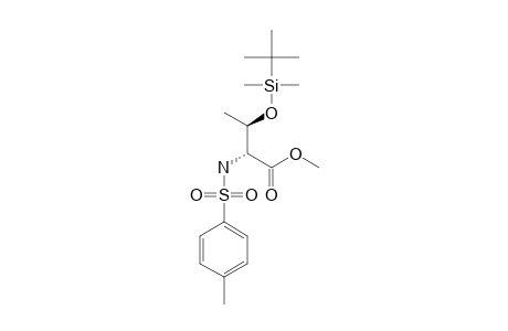 METHYL-(2R,3R)-3-TERT.-BUTYLDIMETHYLSILYLOXY-2-[N-(4-METHYLPHENYLSULFONYL)-AMINO]-BUTANOATE