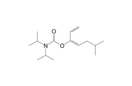 (1E)-4-methyl-1-vinyl-1-pentenyl diisopropylcarbamate