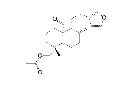 19-ACETOXY-15,16-EPOXY-8(17),13(16),14-ENT-LABDATRIEN-20-AL