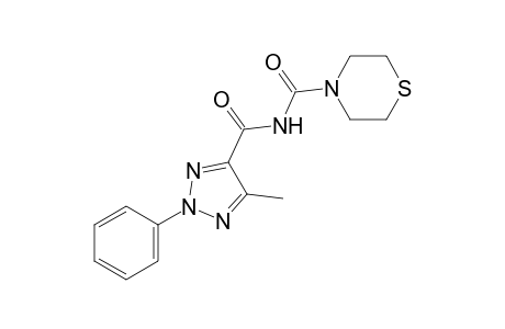 N-[{5-methyl-2-phenyl-2H-1,2,3-triazol-4-yl)carbonyl]-4-thiomorpholinecarboxamide