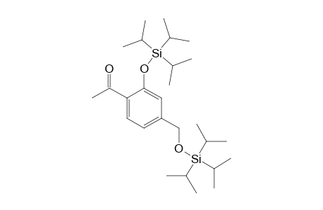 1-[2-(TRIISOPROPYLSILANYLOXY)-4-(TRIISOPROPYLSILANYLOXYMETHYL)-PHENYL]-ETHAN-1-ONE