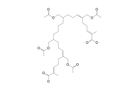 25,30-DICARBOXY-26,27,28,29-TETRAACETOXY-10,11,14,15-TETRAHYDRO-SQUALENE