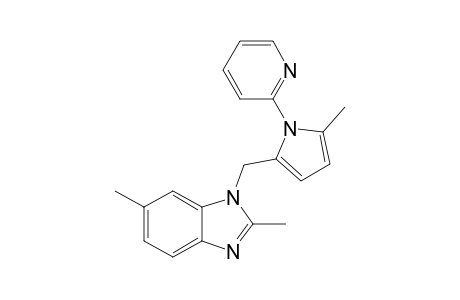 2,6-Dimethyl-1-{[1-(pyridyl)-5-methylpyrrol-2-yl]methyl}-1H-benzimidazole