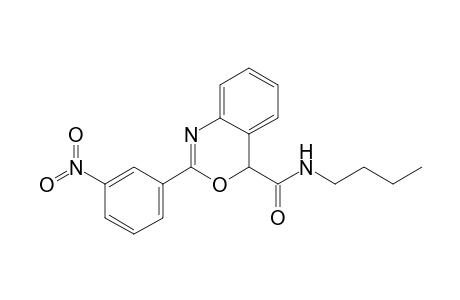 N-(n-Butyl)-2-(3-nitrophenyl)-4H-3,1-benzoxazine-4-carboxamide