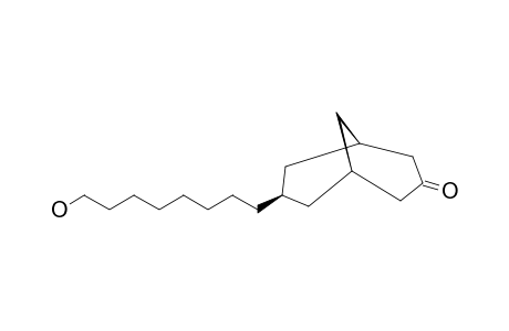 EXO-7-(1'-HYDROXYOCT-8'-YL)-BICYCLO-[3.3.1]-NONAN-3-ONE;N=8