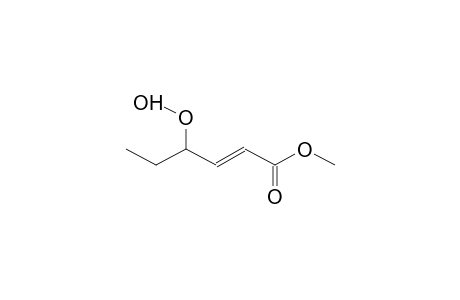 4-HYDROPEROXY-TRANS-2-HEXENOIC ACID, METHYL ESTER