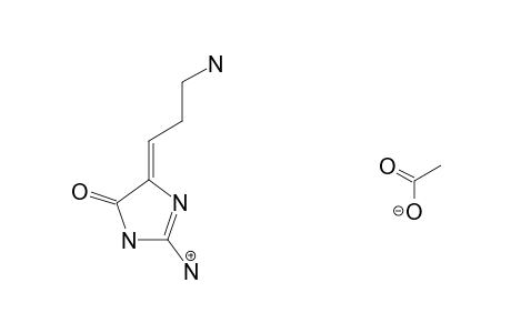 2-AMINO-5-(3-AMINOPROPYLIDENE)-1H-IMIDAZOLIN-4-ONE