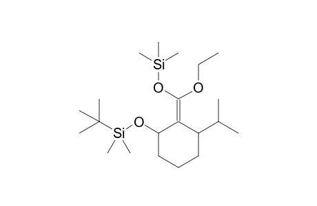 (Z)-(anti)-1-Isopropyl-3-(tert-butyldimethylsilyloxy)-2-[ethoxy(trimethylsilyloxy)methylene]cyclohexane