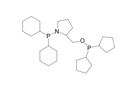 Pyrrolidine-2-methanol, N-(dicyclohexylphosphino)-O-(dicyclopentylphosphino)-