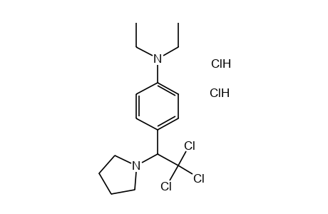 1-[p-(DIETHYLAMINO)-alpha-(TRICHLOROMETHYL)BENZYL]PYRROLIDINE, DIHYDROCHLORIDE