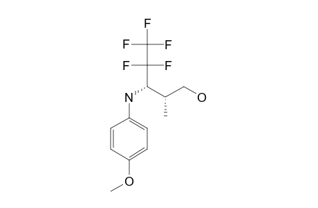 (2S,3S)-3-(4-METHOXYPHENYLAMINO)-4,4,5,5,5-PENTAFLUORO-2-METHYLPENTAN-1-OL