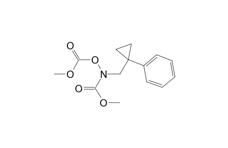 N,O-Bis(methoxycarbonyl)-N-((1-phenylcyclopropyl)methyl)hydroxyamine