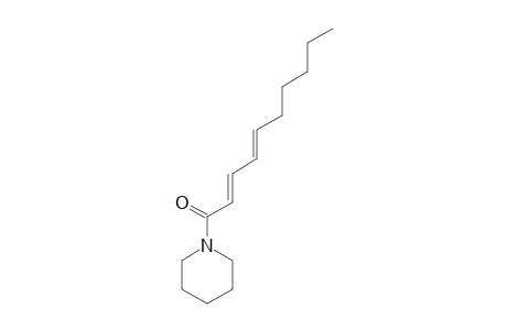 (2E,4Z)-1-(1-Oxo-2,4-decadienyl)-piperidin