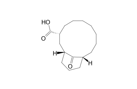 (1R*,3R*,11R*)-3-carboxybicyclo[9.3.1]pentadecan-15-one