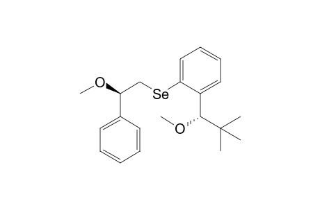 1-[(S*)-2,2-Dimethyl-1-methoxypropyl]-2-[(R)-(2-methoxy-2-phenyl)ethyl]selenobenzene