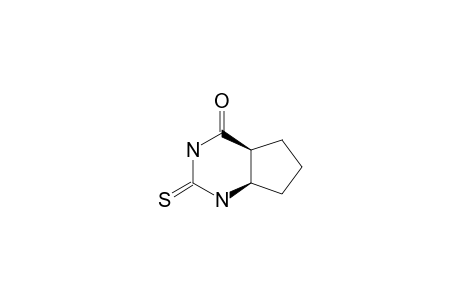 CIS-1,2,3,4A,5,6,7,7A-OCTAHYDRO-4-OXO-2-THIOOXOCYCLOPENTA-[D]-PYRIMIDINE