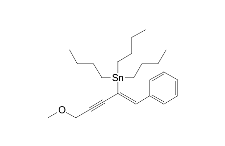 (Z)-5-Methoxy-1-phenyl-2-(tributylstannyl)pent-1-en-3-yne