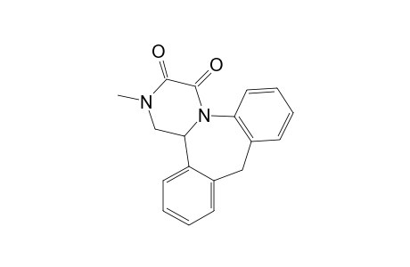 1,2,3,4,10,14b-hexahydro-2-methyldibenzo[c,f]pyrazino[1,2-a]azepine3,4-dione